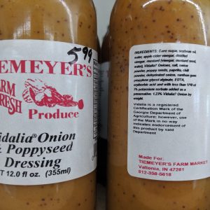 Vidalia Onion Poppy Seed Dressing 12 oz bottle - Image 2