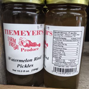 Watermelon Rind Pickles 10oz jar - Image 3