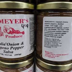 Vidalia Onion Jalapeno Pepper Salsa 10oz jar - Image 2